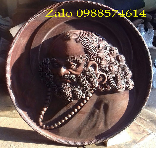 New 3D models CNC 3d Print relief in STL file format Bodhidharma 3D print model