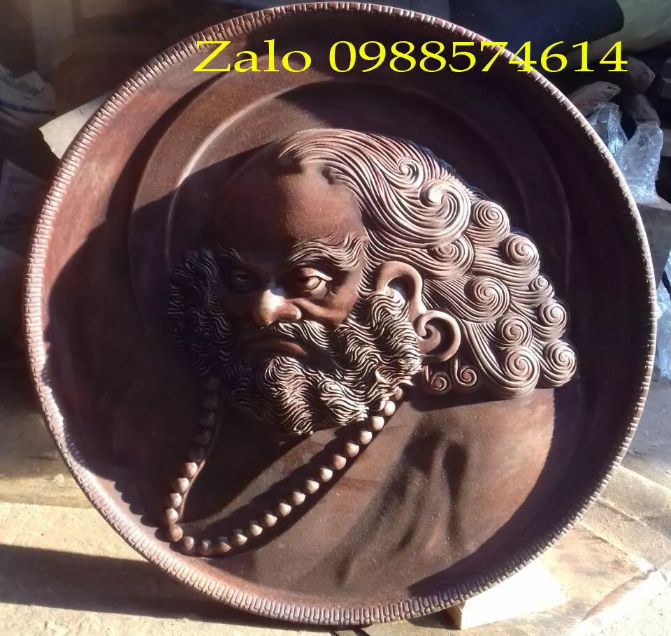 New 3D models CNC 3d Print relief in STL file format Bodhidharma 3D print model_0