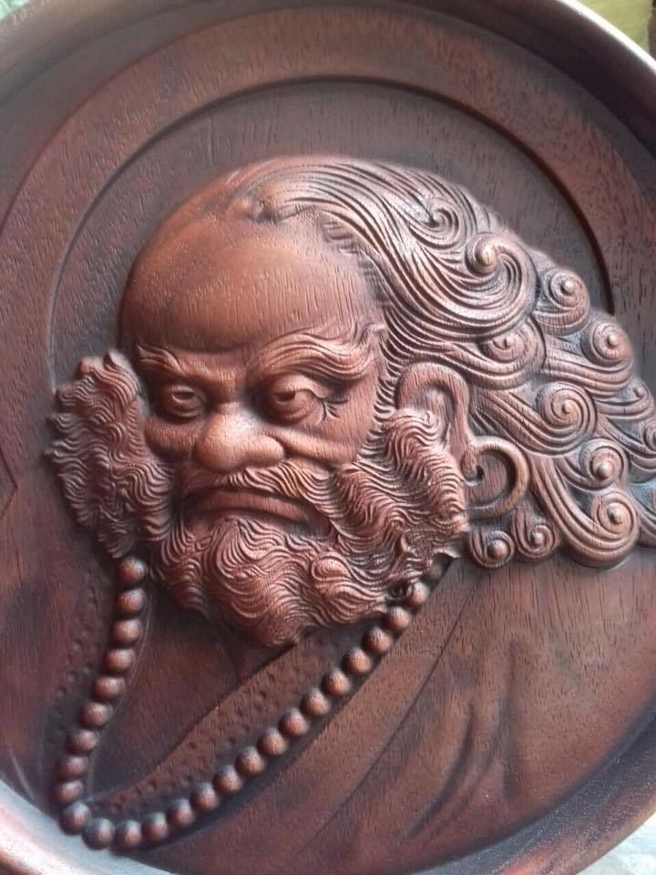 New 3D models CNC 3d Print relief in STL file format Bodhidharma 3D print model_23