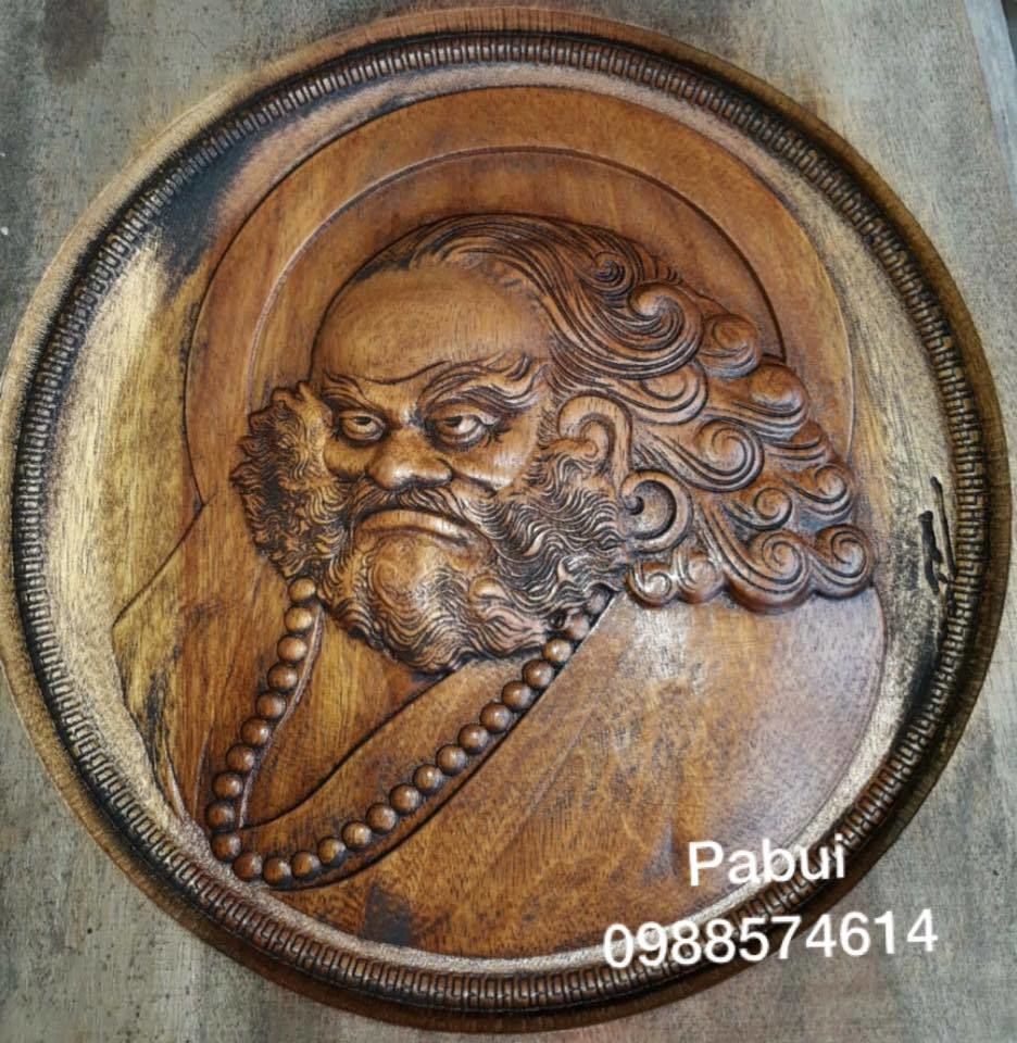 New 3D models CNC 3d Print relief in STL file format Bodhidharma 3D print model_5