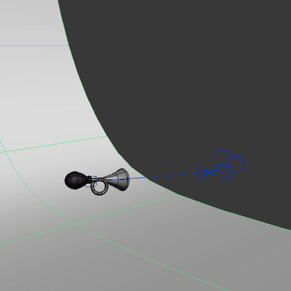 Horn clown cartoon 3D model_3