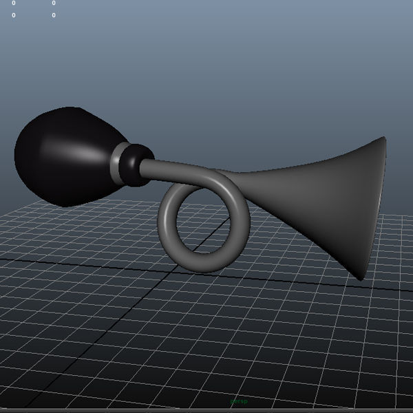 Horn clown cartoon 3D model_6