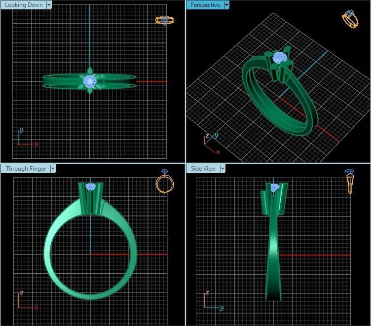 Ring R0621 3D print model_2
