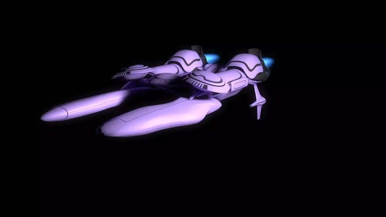 Sword-Breaker spaceship 3D model_0