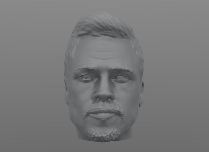 Hollywood actors pack - Jolie Pitt Stone Gosling 3D model_26