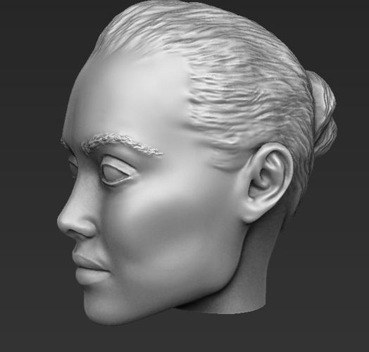 Hollywood actors pack - Jolie Pitt Stone Gosling 3D model_13