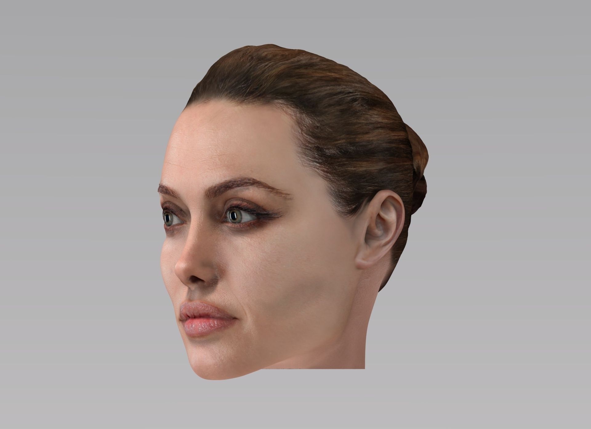 Hollywood actors pack - Jolie Pitt Stone Gosling 3D model_11