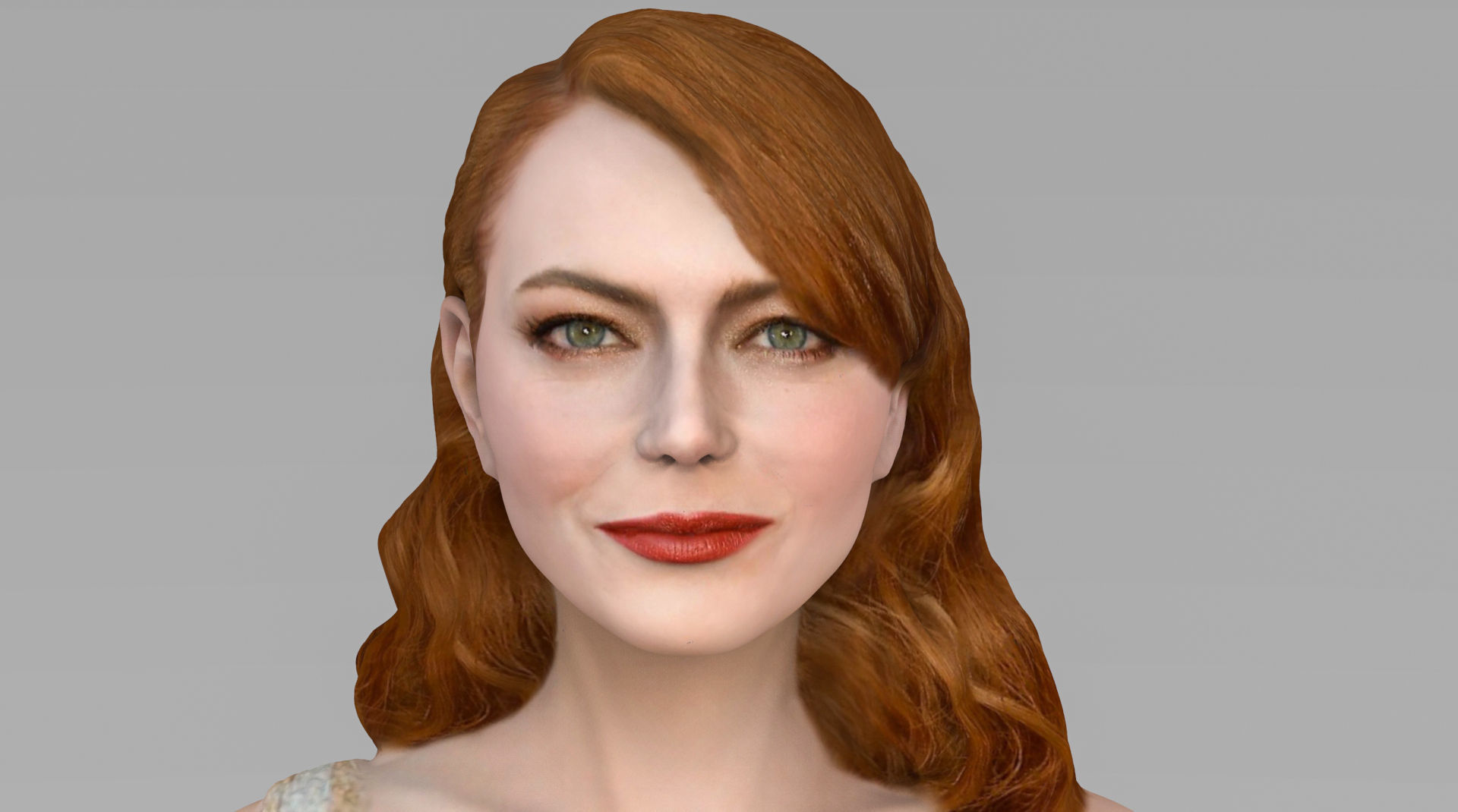 Hollywood actors pack - Jolie Pitt Stone Gosling 3D model_3