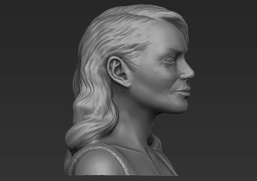 Hollywood actors pack - Jolie Pitt Stone Gosling 3D model_37