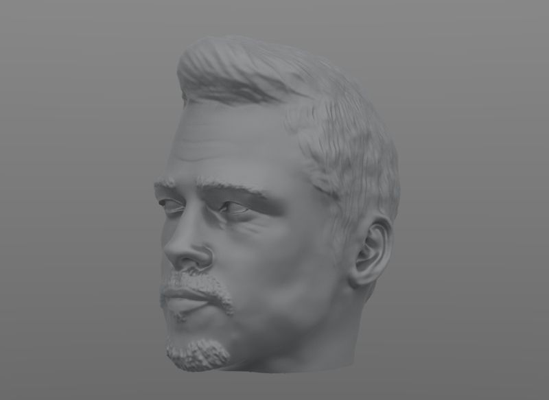 Hollywood actors pack - Jolie Pitt Stone Gosling 3D model_28