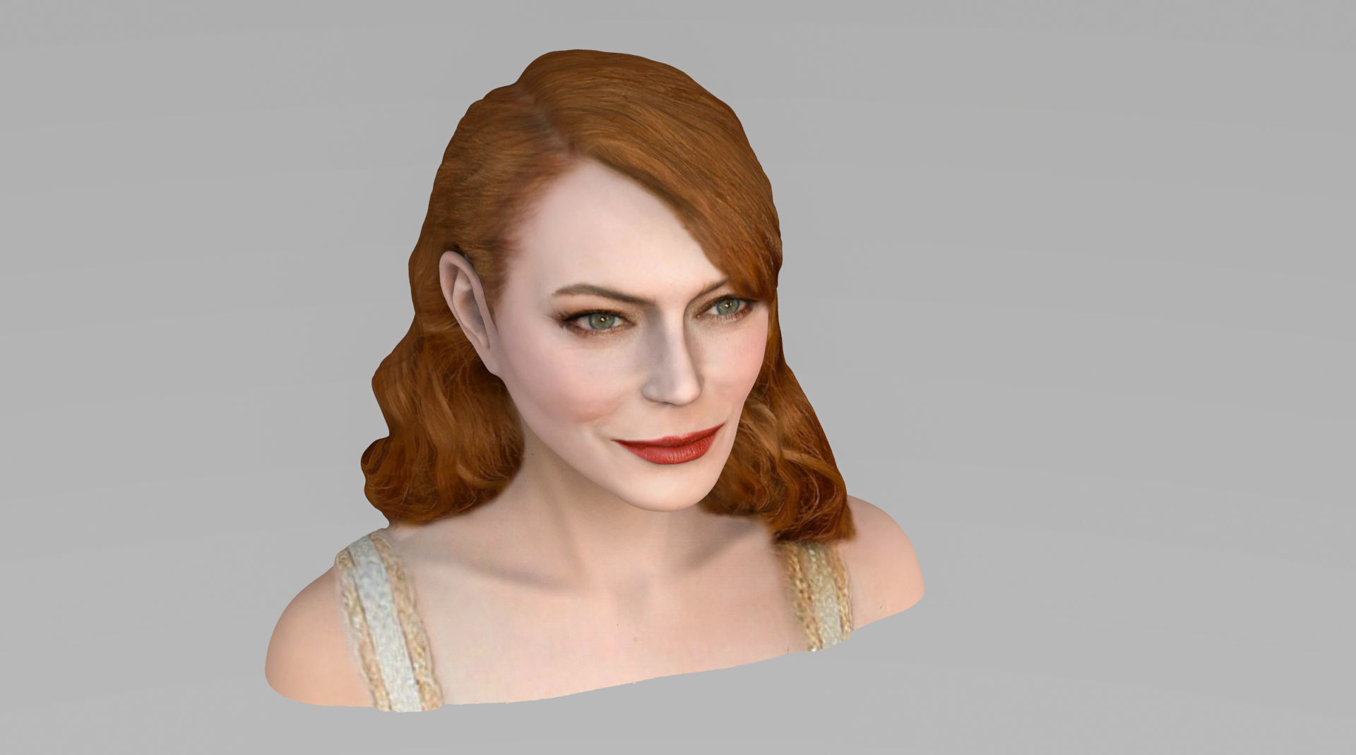 Hollywood actors pack - Jolie Pitt Stone Gosling 3D model_30