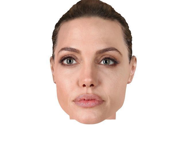 Hollywood actors pack - Jolie Pitt Stone Gosling 3D model_7