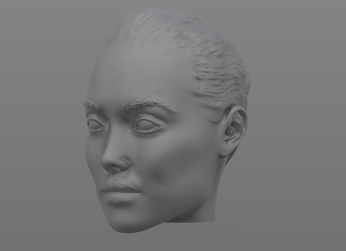 Hollywood actors pack - Jolie Pitt Stone Gosling 3D model_15