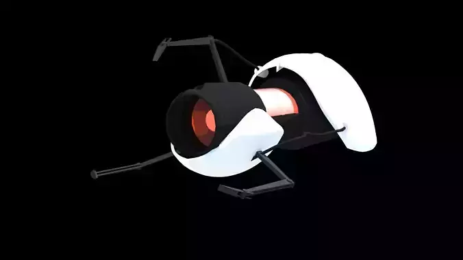 Portal Gun  Free low-poly 3D model
