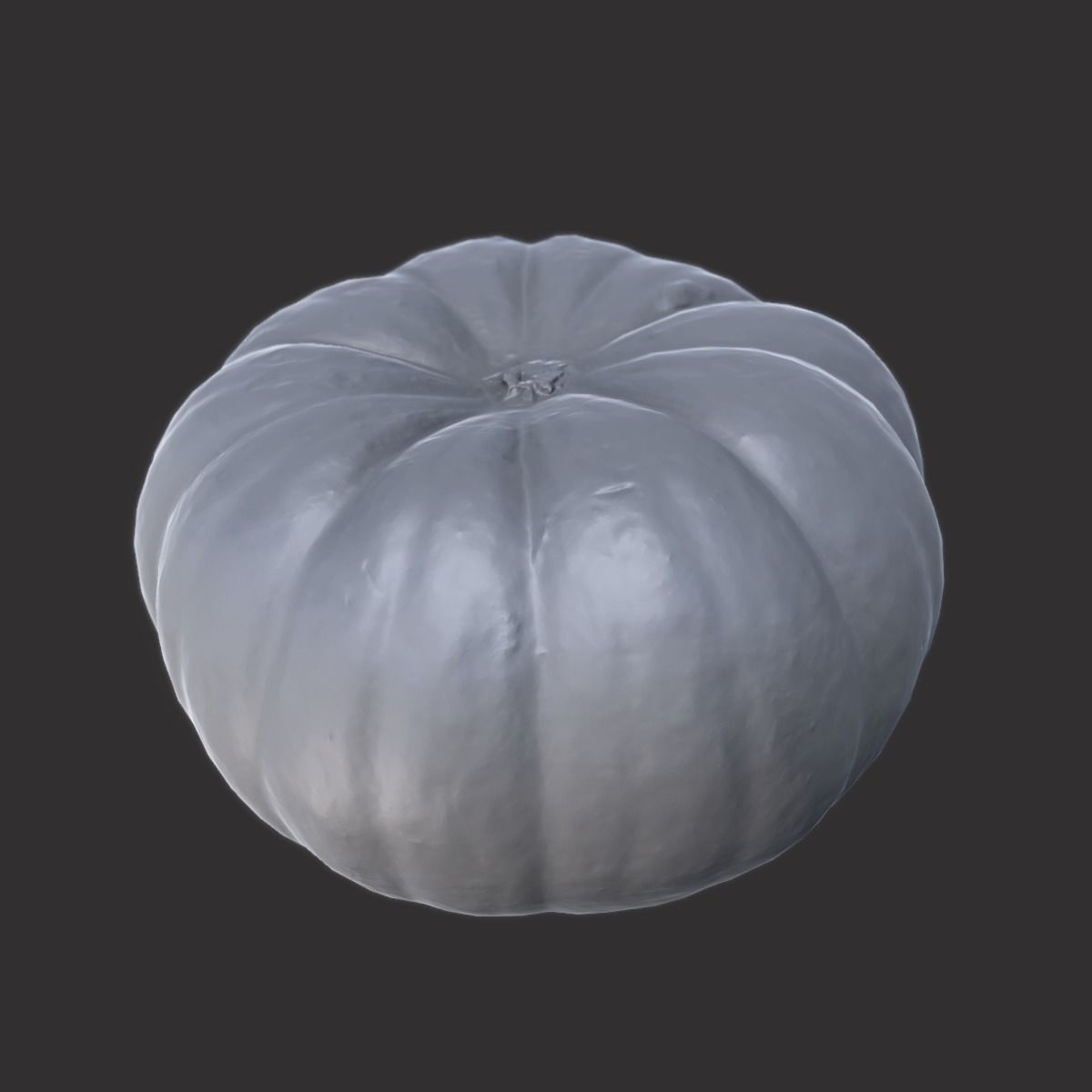 Pumpkin Low-poly 3D model_10