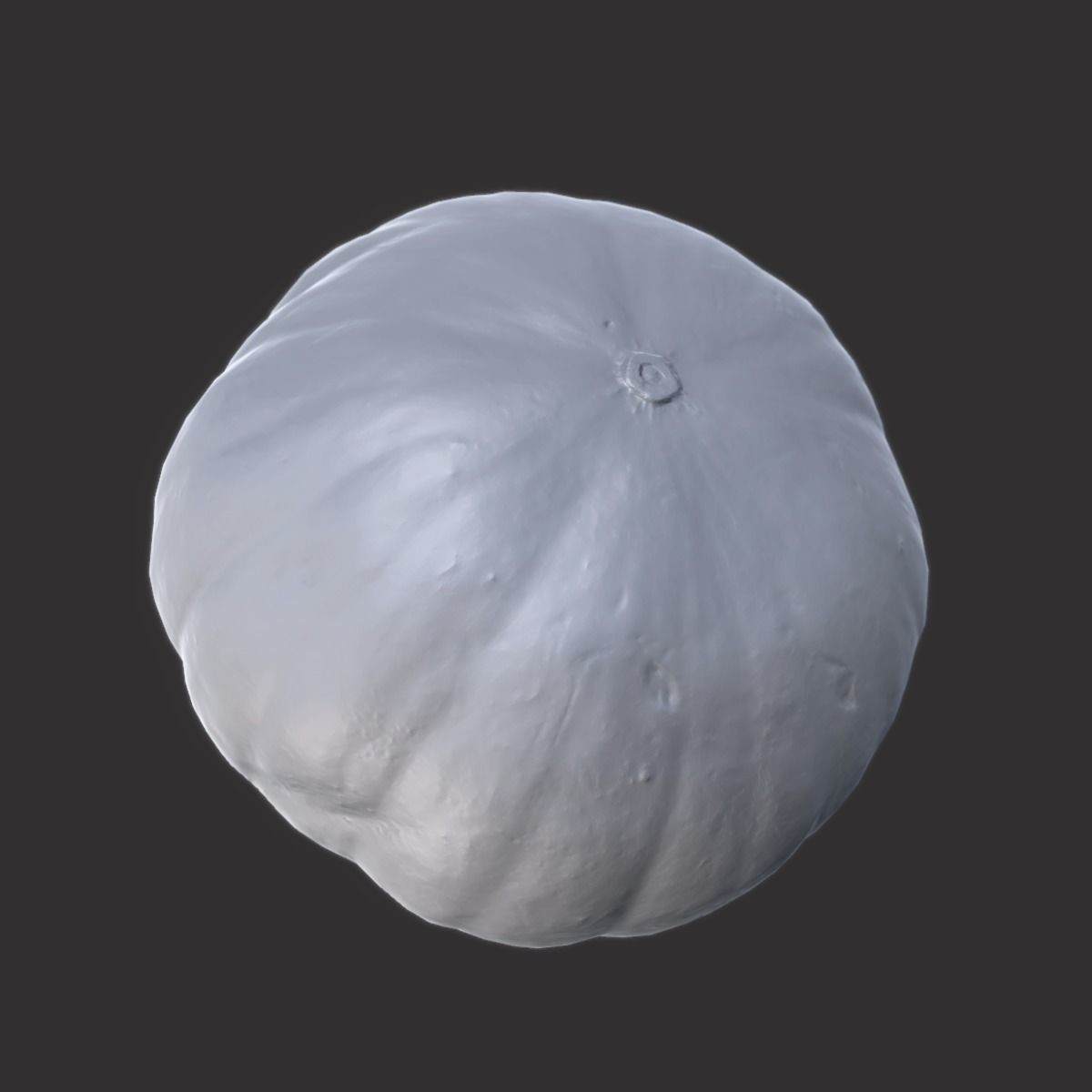 Pumpkin Low-poly 3D model_4