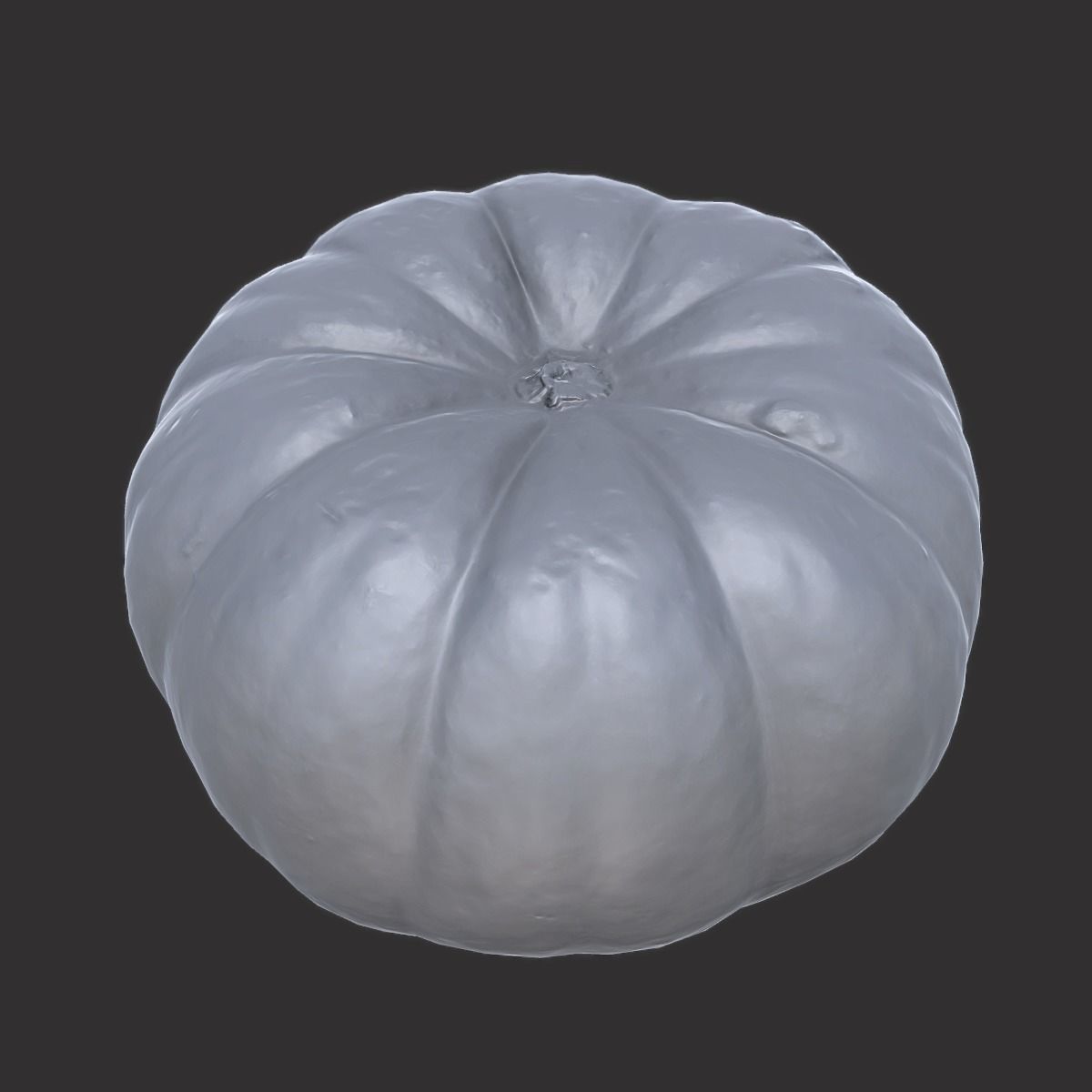 Pumpkin Low-poly 3D model_2