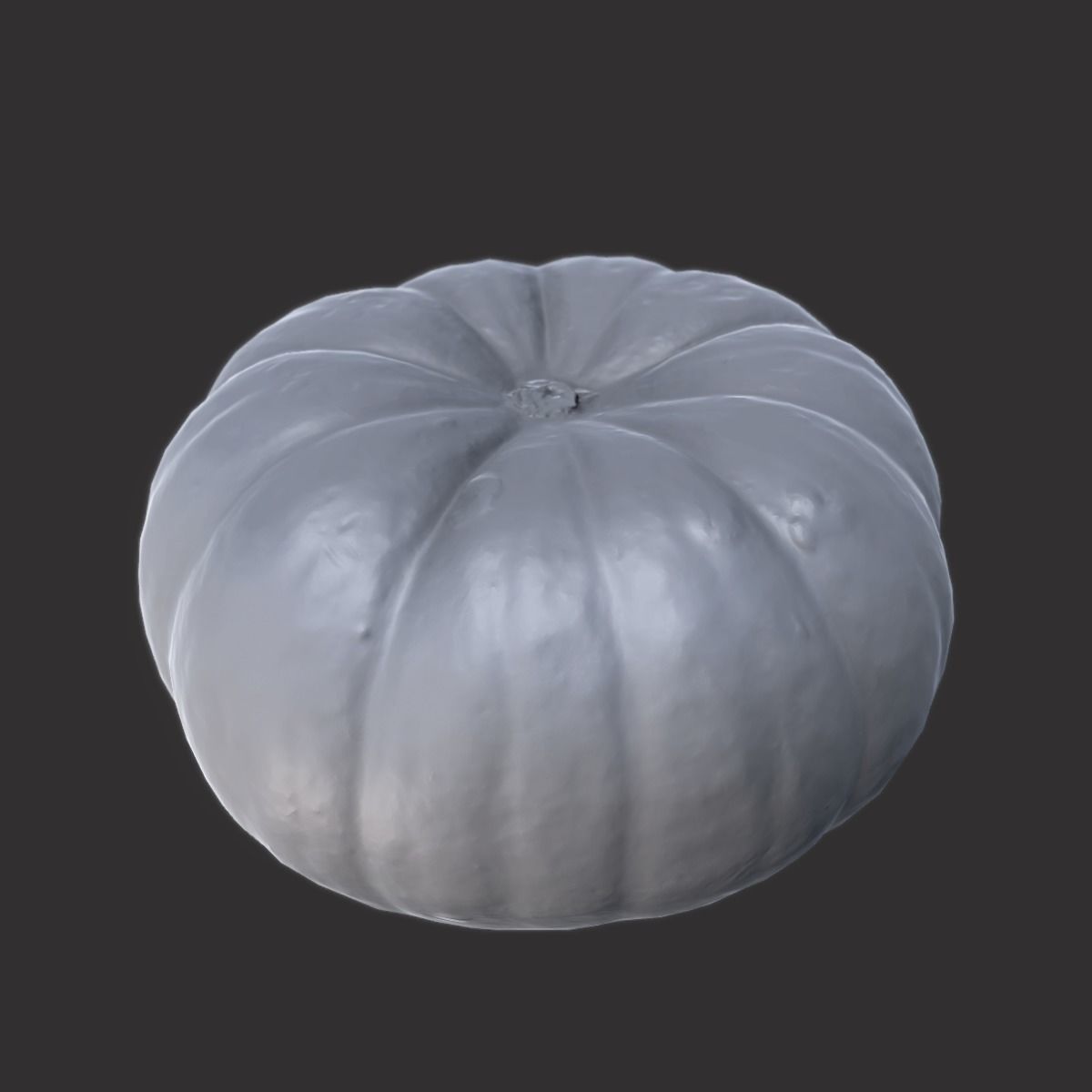 Pumpkin Low-poly 3D model_8
