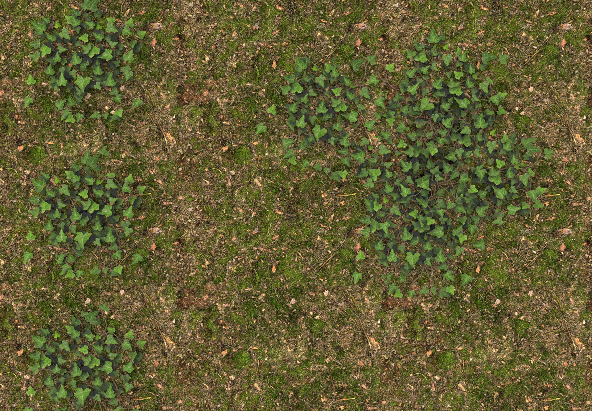Low Poly Game Ready IVY Low-poly 3D model_2