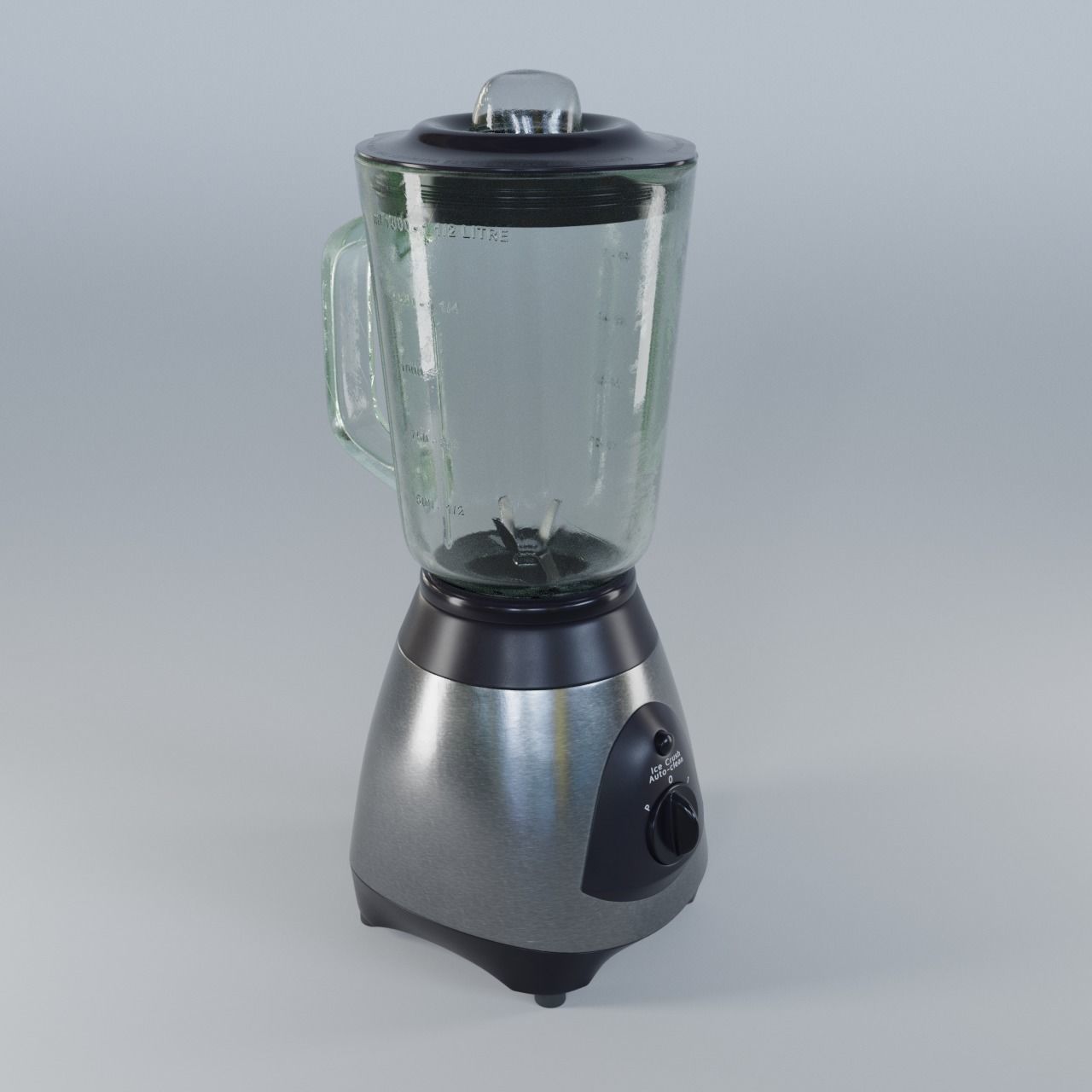Blender kitchen 3D model_3