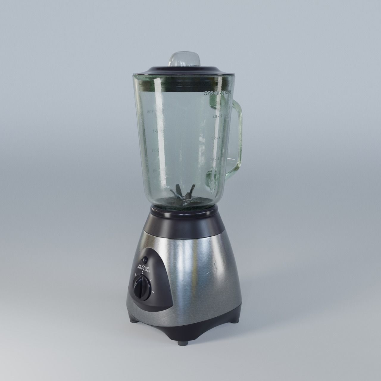 Blender kitchen 3D model_1