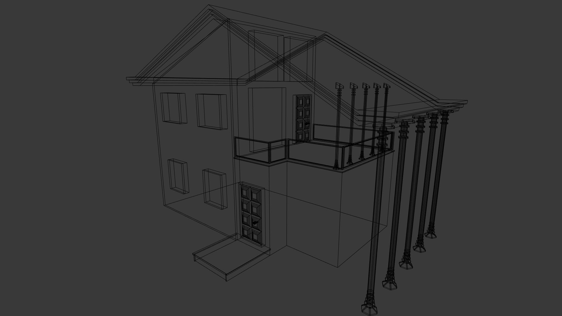 House Exterior 3D model_5