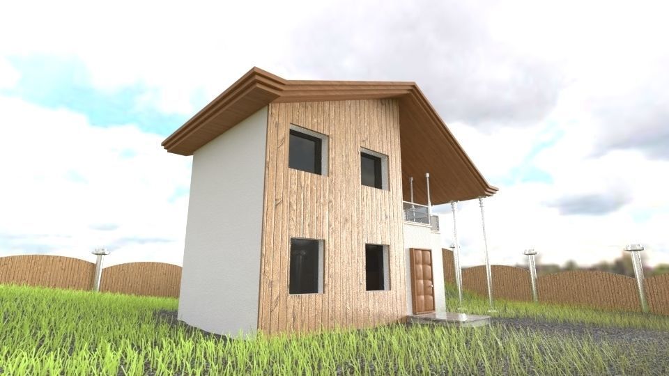 House Exterior 3D model_1