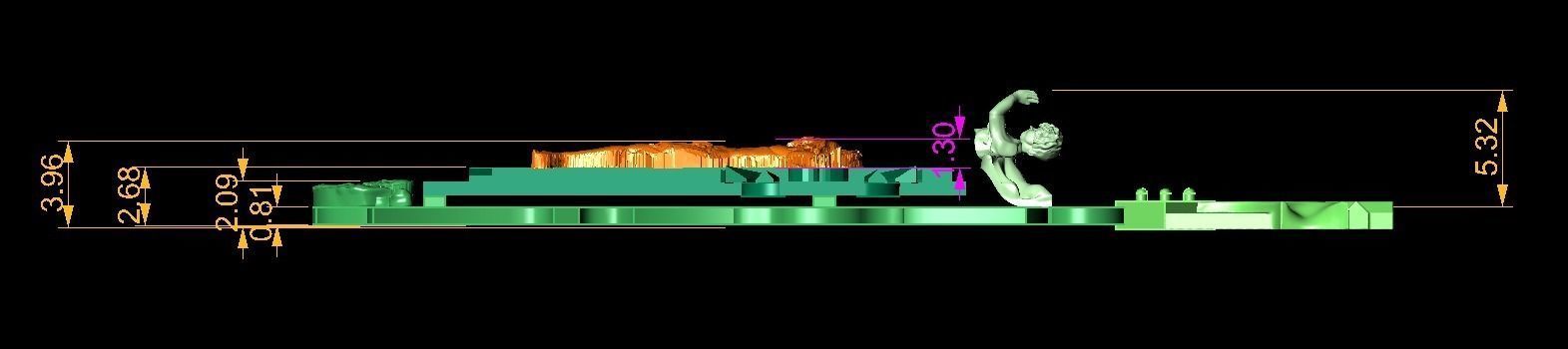 PENDANT Religious Cross 10 3D print model_7