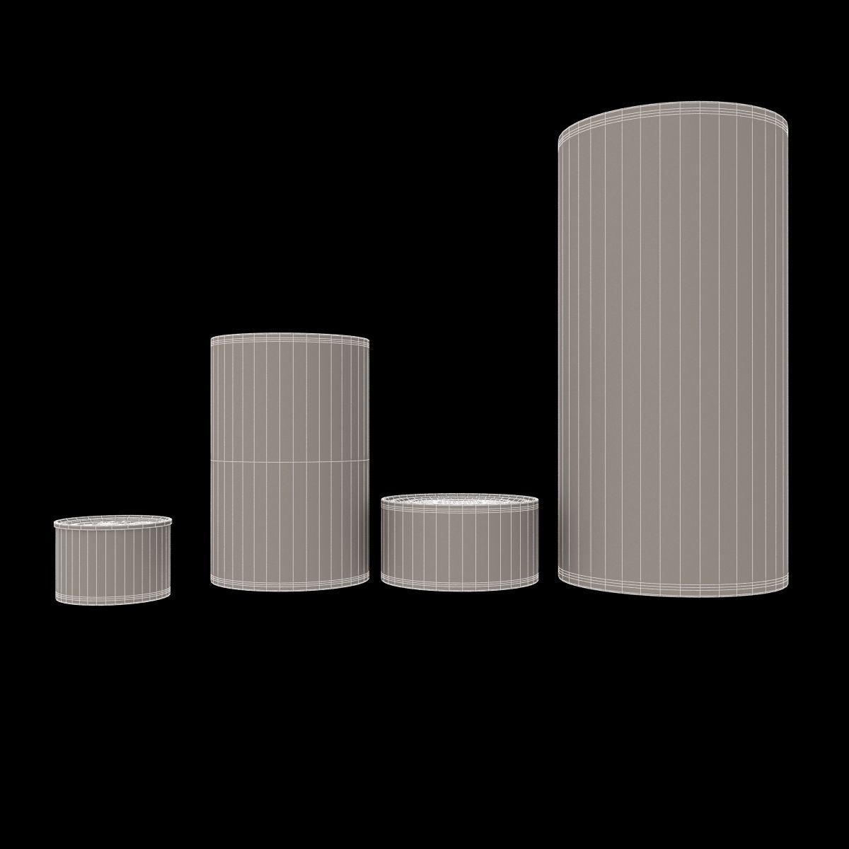 Canned Food Set 3D model_5