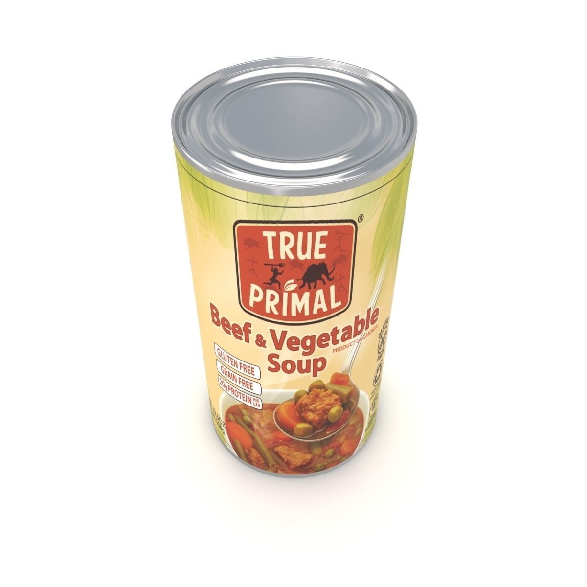 Canned Food Set 3D model_2