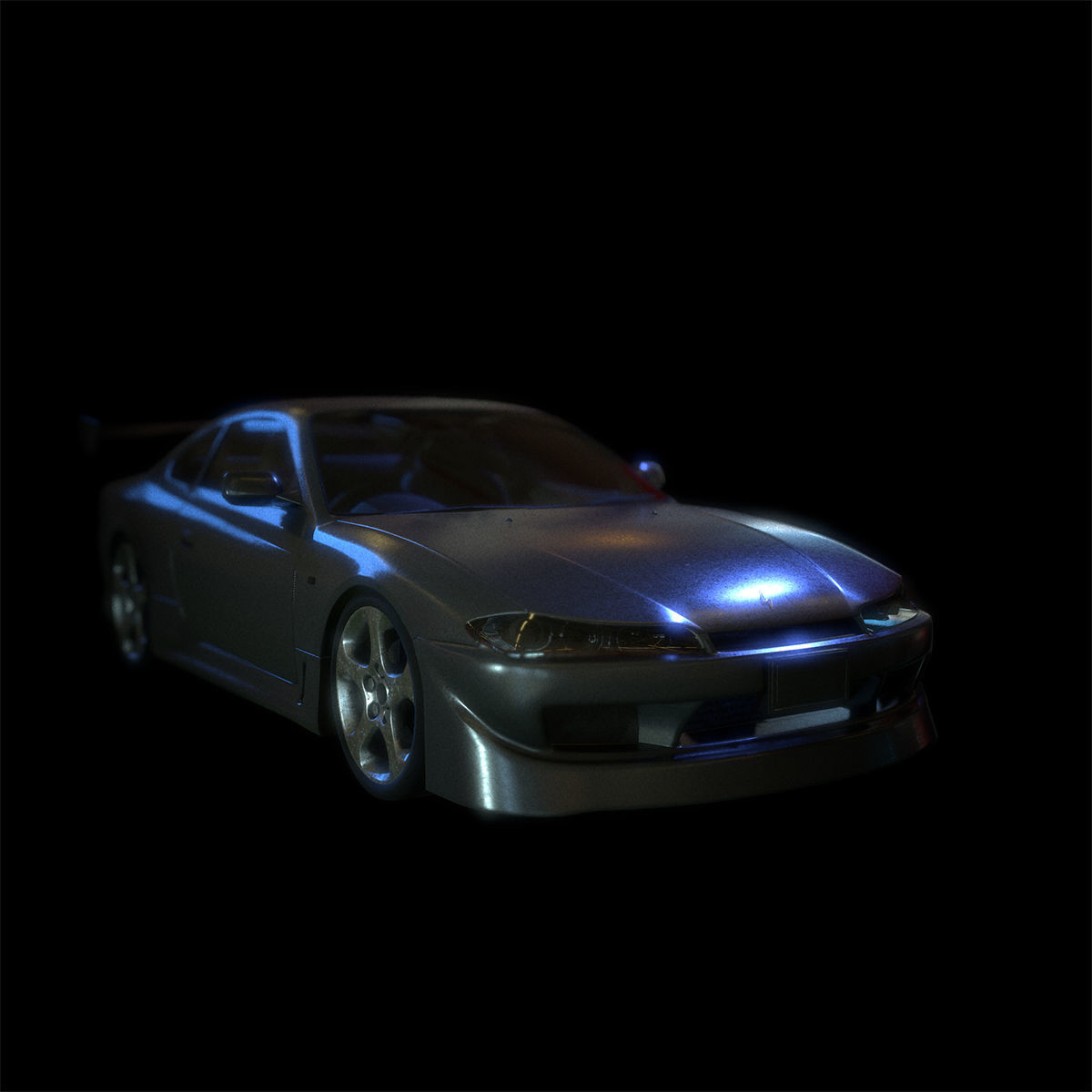 nissan silvia s15 3D model_14