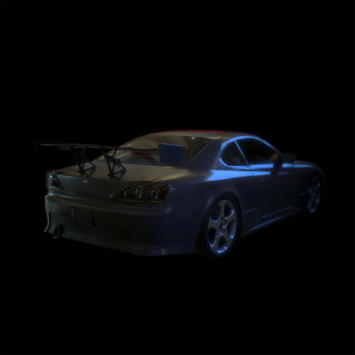 nissan silvia s15 3D model_11