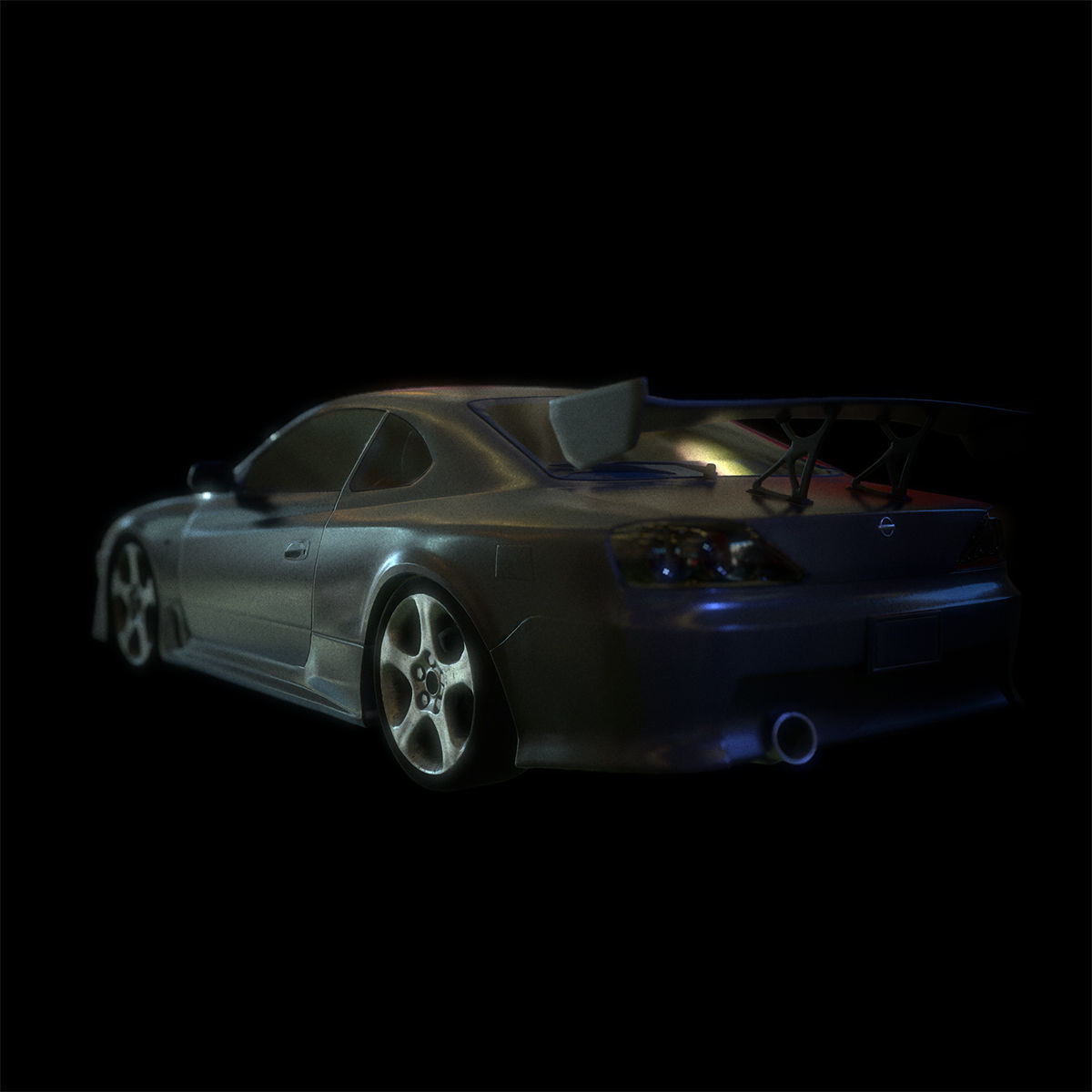 nissan silvia s15 3D model_9