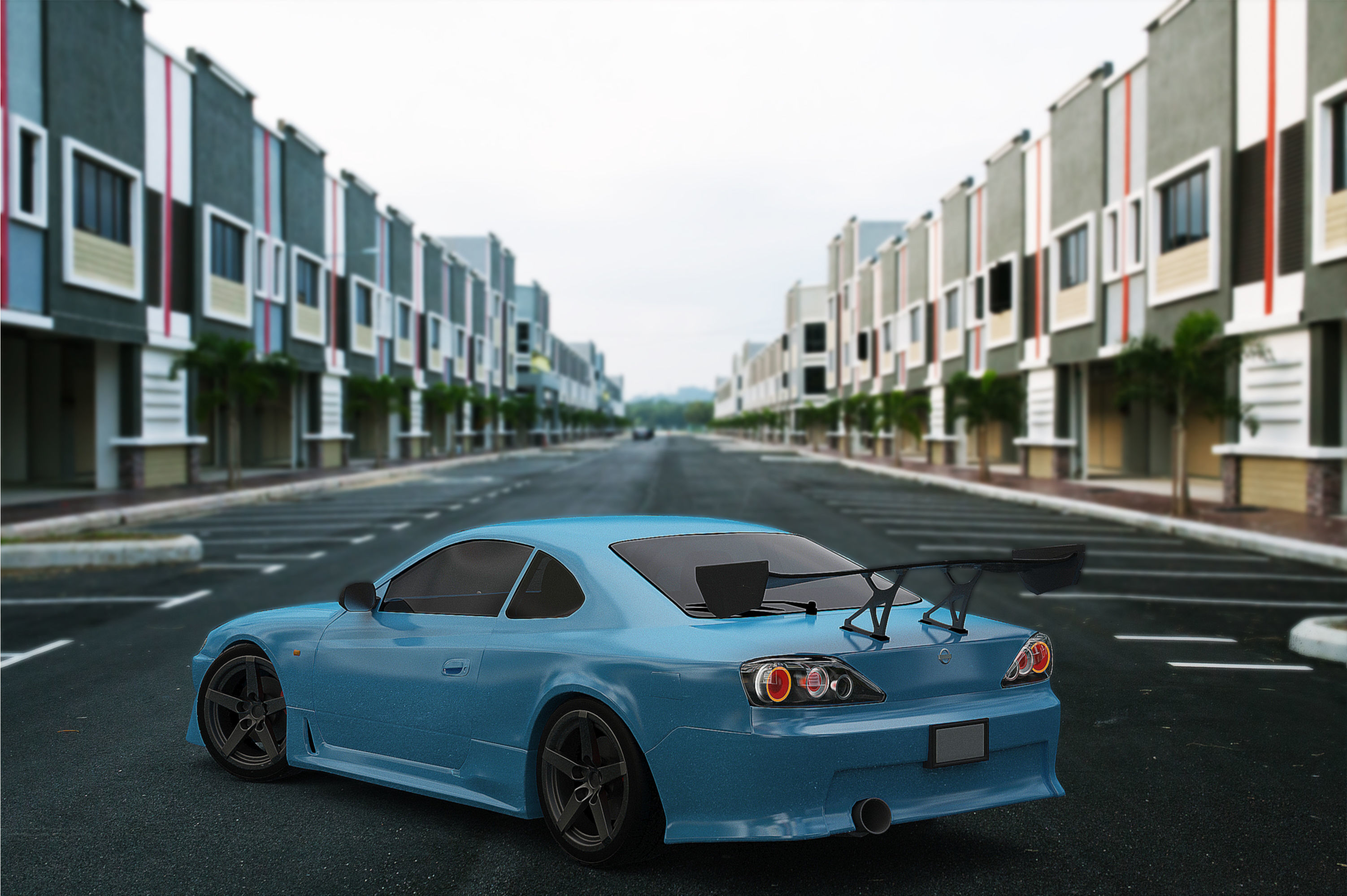 nissan silvia s15 3D model_1