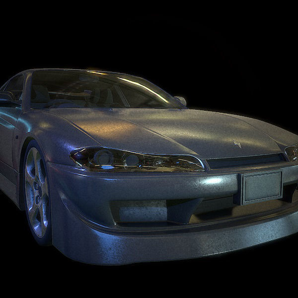 nissan silvia s15 3D model_19