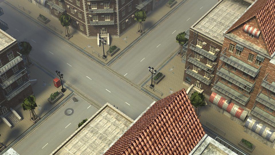 Modern City Low-poly 3D model_28