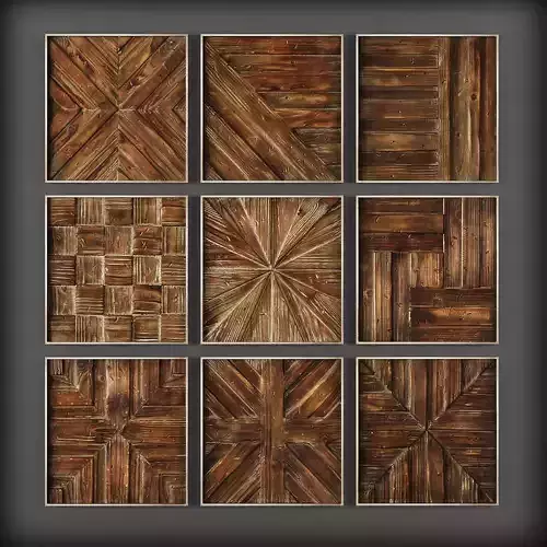 Picture Frames Low-poly 3D model