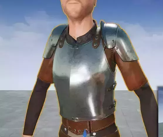 Modular Gamecharacter ChestArmor