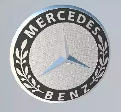 Mercedes Benz Logo 3D model