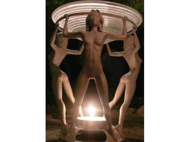 Sexy Girl Oil Warmer 3D print model_2