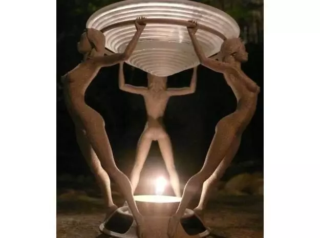 Sexy Girl Oil Warmer 3D print model_0