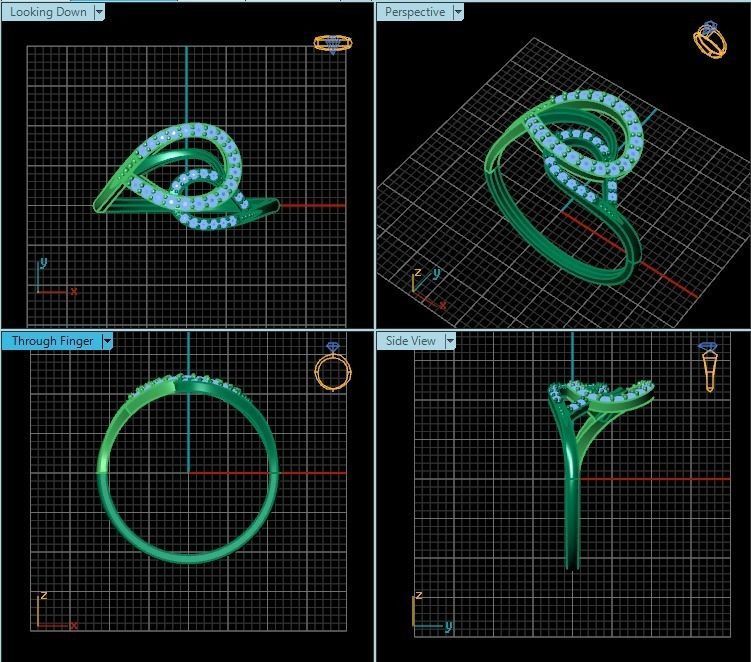 Ring R0633 3D print model_2