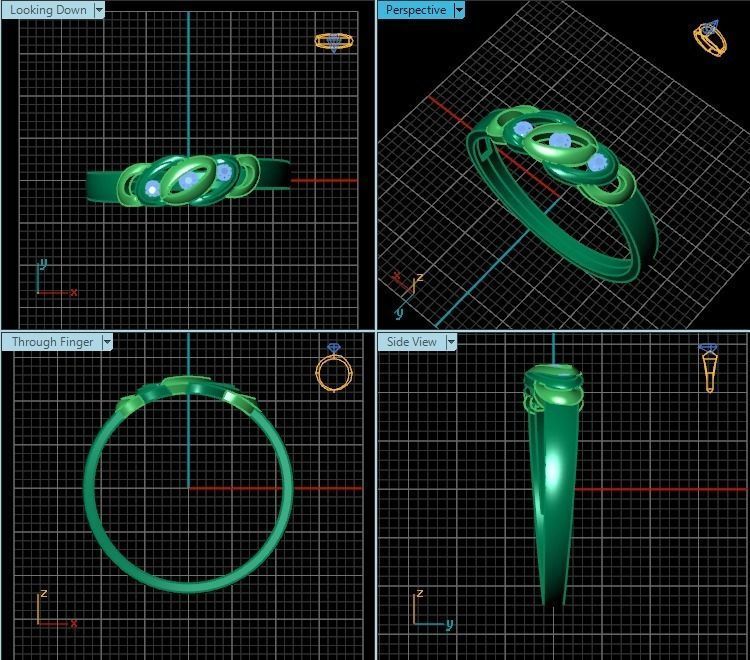 Ring R0634 3D print model_2