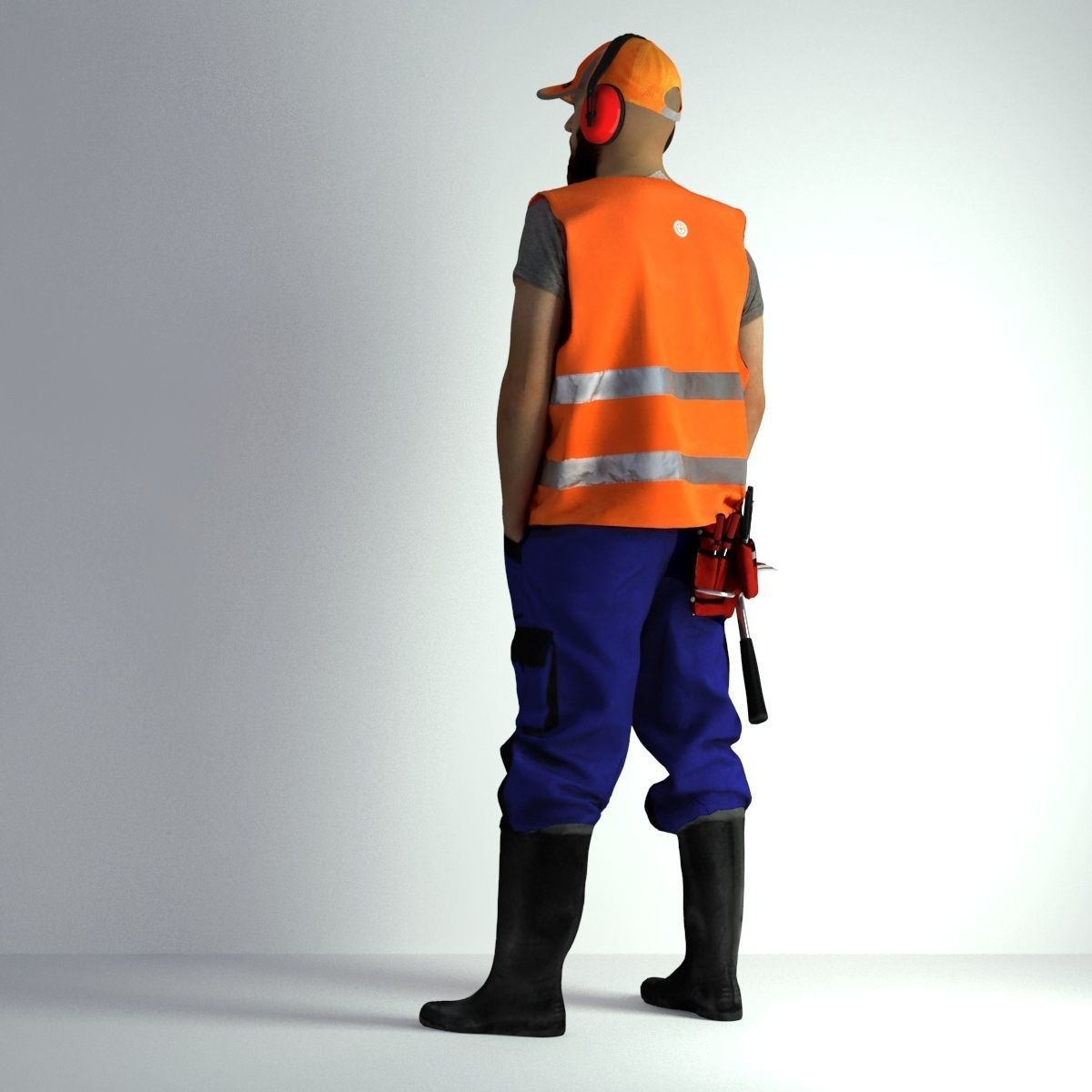 3D Scan Man Worker Safety 018 3D model_33