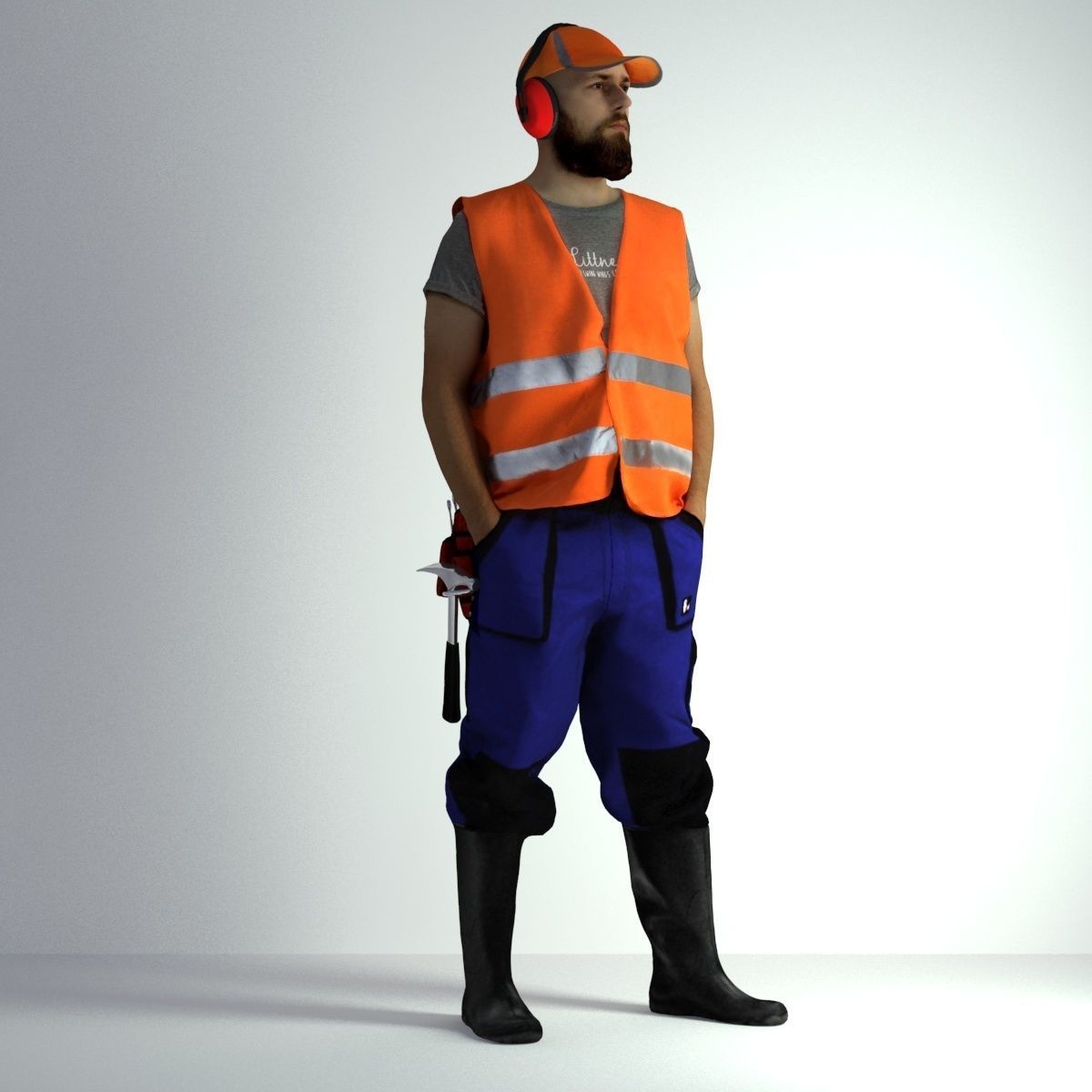 3D Scan Man Worker Safety 018 3D model_14