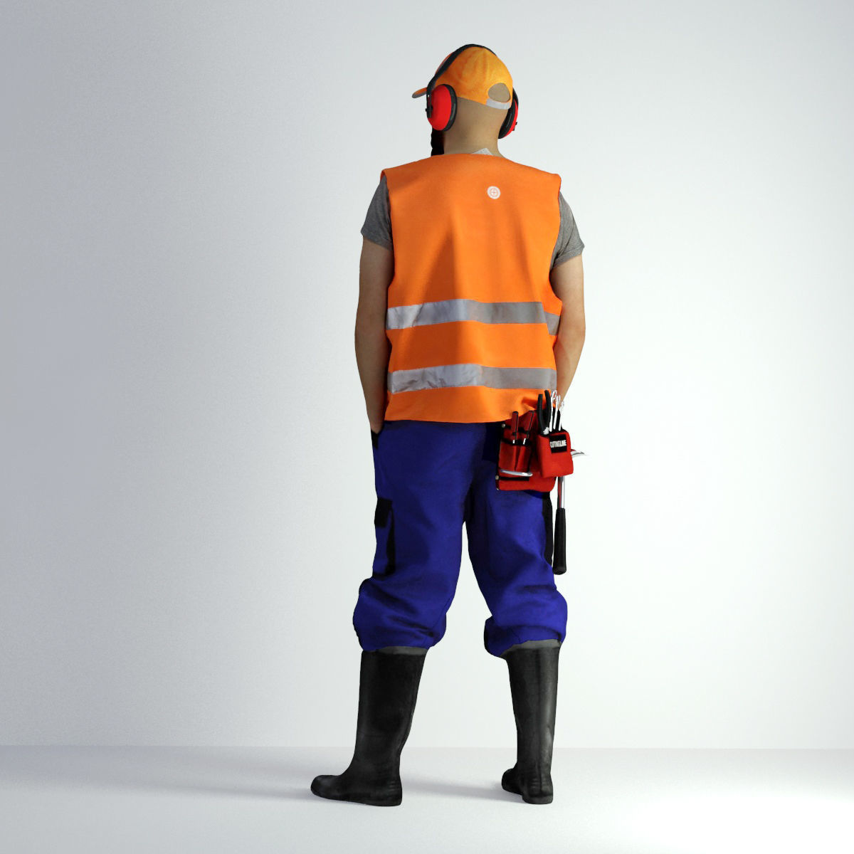 3D Scan Man Worker Safety 018 3D model_2