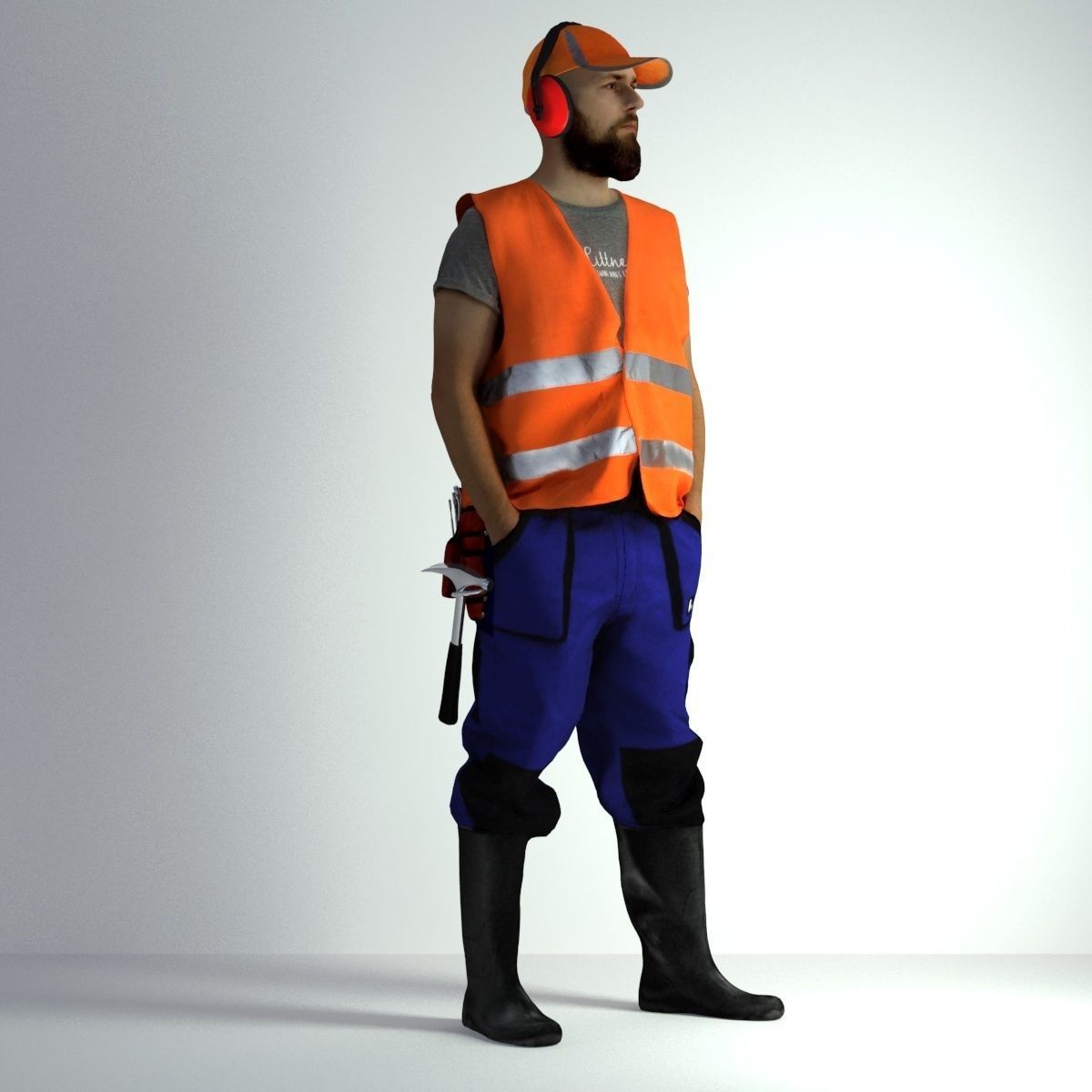 3D Scan Man Worker Safety 018 3D model_15