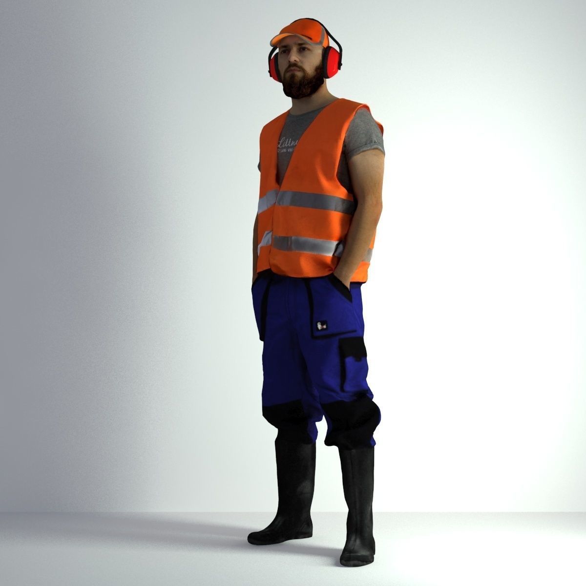 3D Scan Man Worker Safety 018 3D model_43