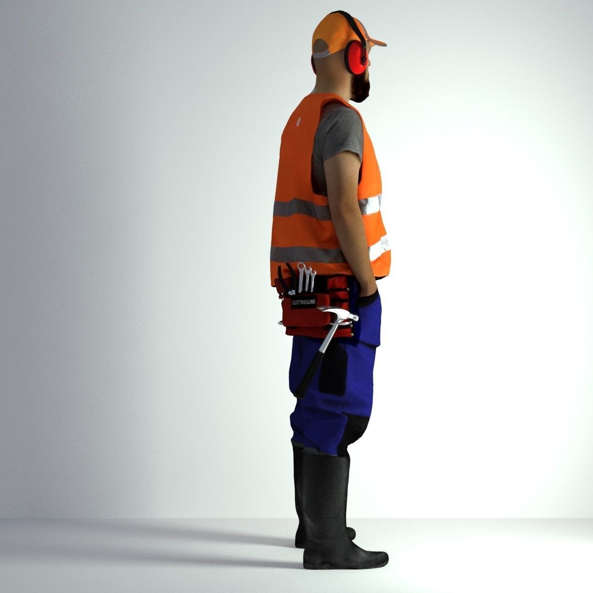 3D Scan Man Worker Safety 018 3D model_22