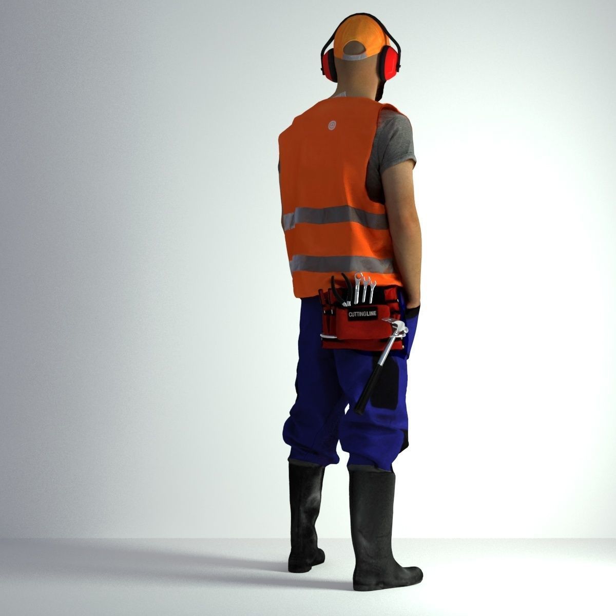 3D Scan Man Worker Safety 018 3D model_25